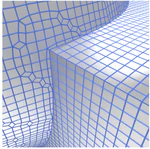 Digital surface regularization by normal vector field alignment